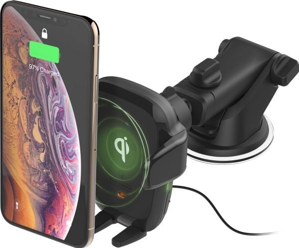 iOttie Auto Sense, Automatisk, USB, 12 V, Trådløs lading, Sort