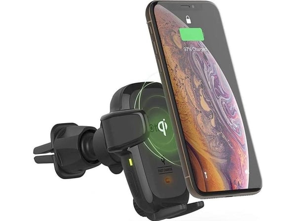 iOttie Auto Sense, Automatisk, USB, 12 V, Trådlös laddning, Svart