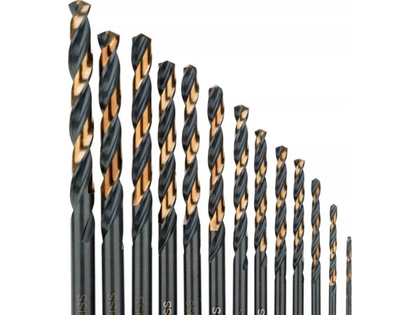 Smart bor, sett med HSS bor for metall, 13 stk 11-KPL13