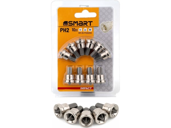 Älykkäät ph2-bitit, joissa on 25mm rajoitin 10kpl smart