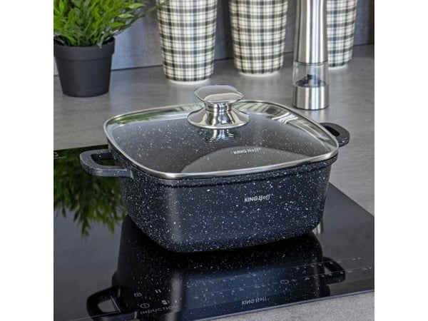 KingHoff KINGHOFF MARBLE CASSEROLE 24cm KH-1603 4.5L
