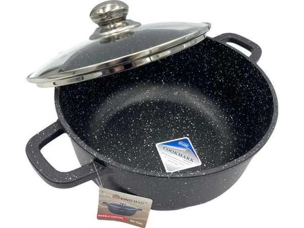 King Hoff Kinghoff 26 cm musta marmoriruukku, 5,6 l, KH-1596