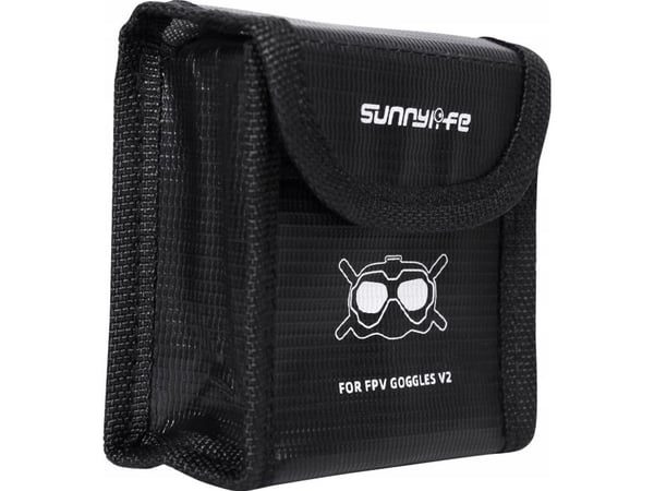 SunnyLife etui/cover for 2x batteri til Goggles V2 (DJI FPV)