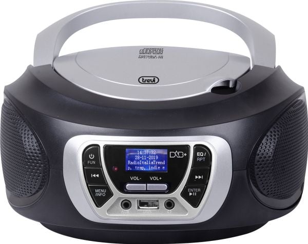Trevi CMP 510 DAB, Digital, DAB, DAB+, FM, Afspiller, CD, CD-R, CD-RW, Afspil/pause, Skip down, Skip up, Stop, Top