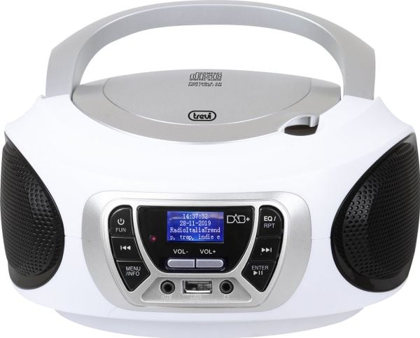 Trevi CMP 510 DAB, Digital, DAB, DAB+, FM, 87,5 - 108 MHz, 174.928 - 239.2 MHz, Spelare, CD, CD-R, CD-RW