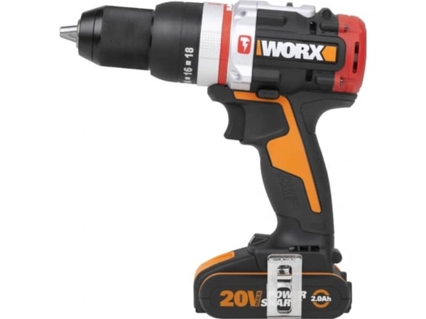 Worx WX354 20 V bor-/skrumaskin 2 x batteri 2 Ah