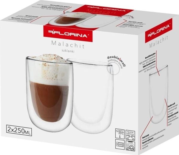 TERMISK GLASS fat 250 ML MALAKIT 2 STK