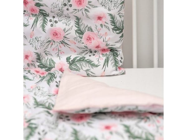 Sensillo sengetøy 2 deler rosa 100x135 cm 4363 / 5770