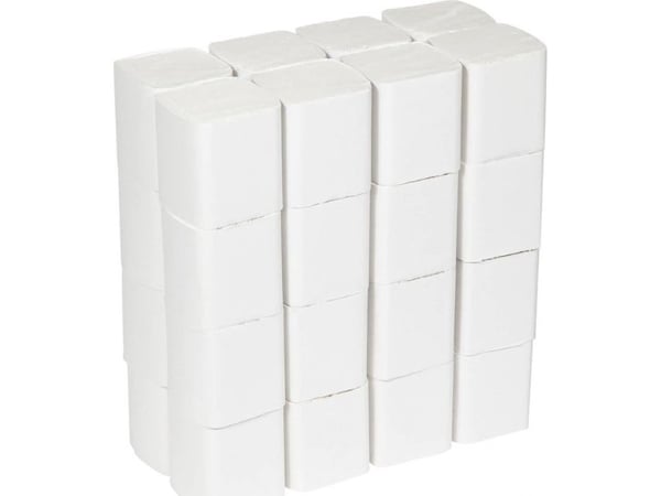 Hostess SCOTTFOLD - Toalettpapir - 250 ark - hvit (en pakke 32) - for P/N: 6981