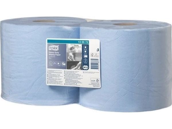 Tork Tork Tork - Pieni rullapaperipuhdistusaine kovalle likaisuudelle, 2-kerroksinen, erittäin imukykyinen, premium - Sininen