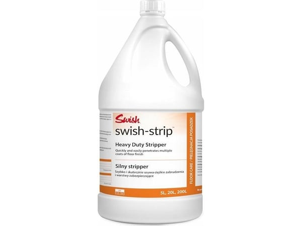 Swish Swish Strip - medel för att ta bort polymerbeläggningar från hårda golv - 5 l
