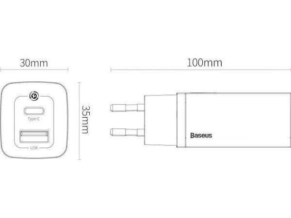 Baseus - Strömadapter - 65 Watt