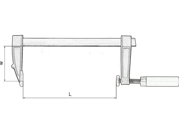 Art-Pol ARTPOL TOLER SCISK 50 x 250mm TYYPPI (F) TUV/ GS AR24103