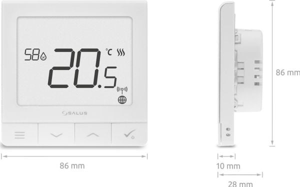 Rumtermostat til Salus Smart Home, 230 V