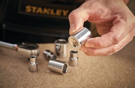 Stanley STMT86303-0, Uttag, 3/8", Brittiska standardmått, 1 huvuden, 8 mm, Kromvanadinstål