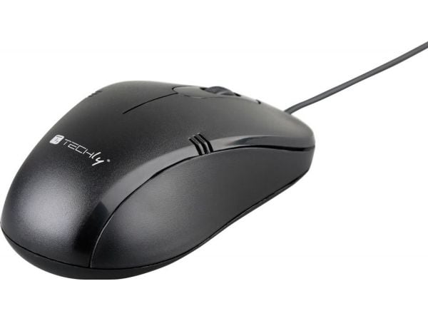 Techly IM 902-UBK, Optinen, USB A-tyyppi, 1000 DPI, Musta