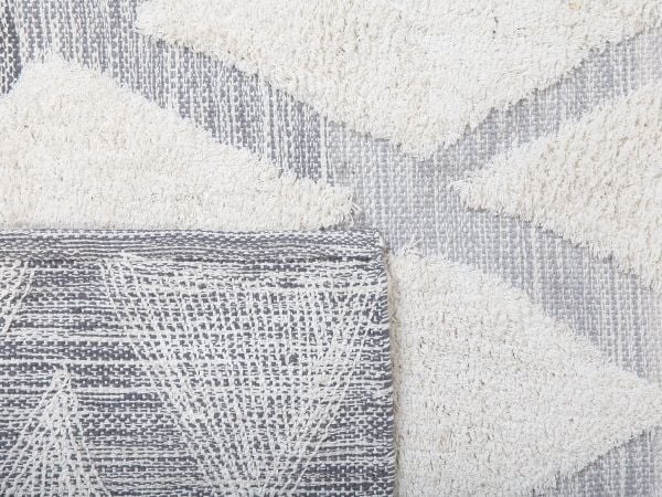 Shumee shaggy teppe 140 x 200 cm beige-grå PENDIK