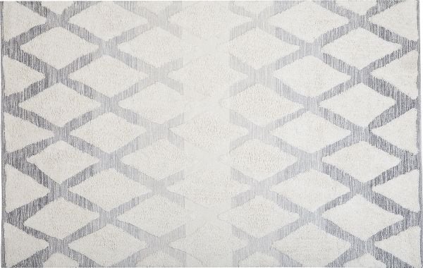 Shumee shaggy teppe 140 x 200 cm beige-grå PENDIK