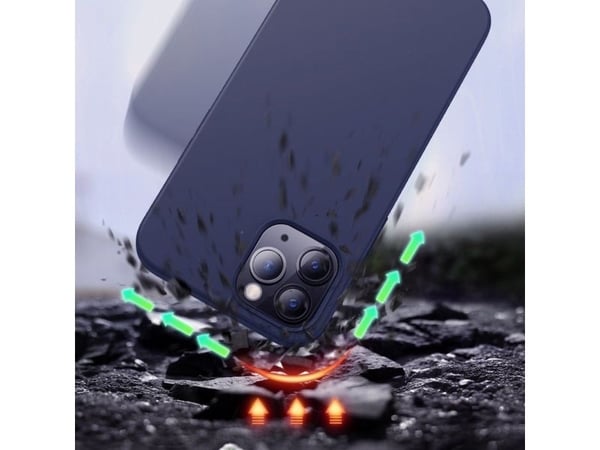Joyroom Joyroom Color Series beskyttelsesveske for iPhone 12 Pro Max blå (JR-BP800)