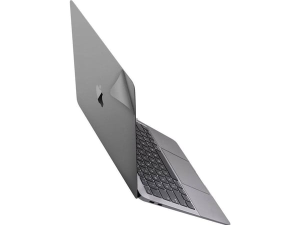 Jcpal MacGuard-film for MacBook Air 2018 - Silver (2 i 1)