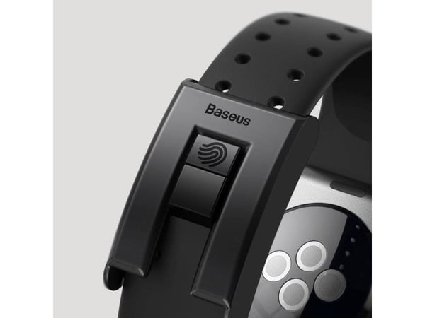 Baseus Baseus Slip-Thru Strap Band Armbånd for Apple Watch 3/4/5/6/SE 38mm/40mm Svart (LBWSE-01)