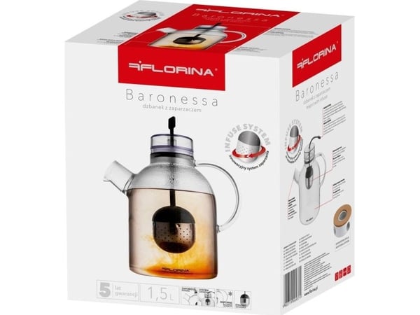 Florina kanne med sil Baronessa 1,5 l