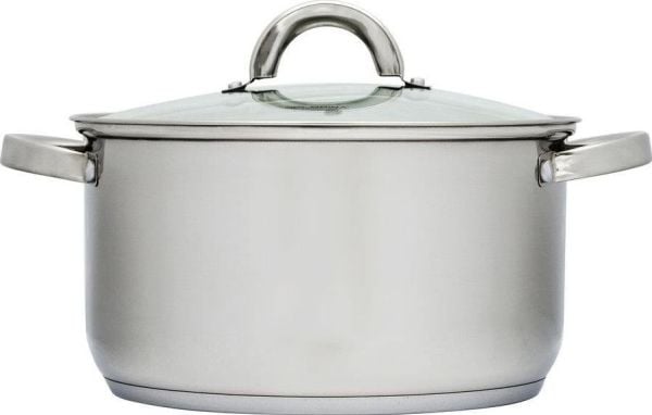 Florina gryte i rustfritt stål med lokk Florina Claude 26 cm 7,25 l