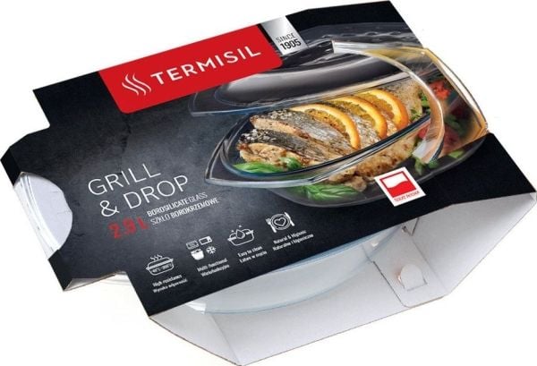 Termisil varmebestandig skål Termisil Grill and Drop 2,9 l