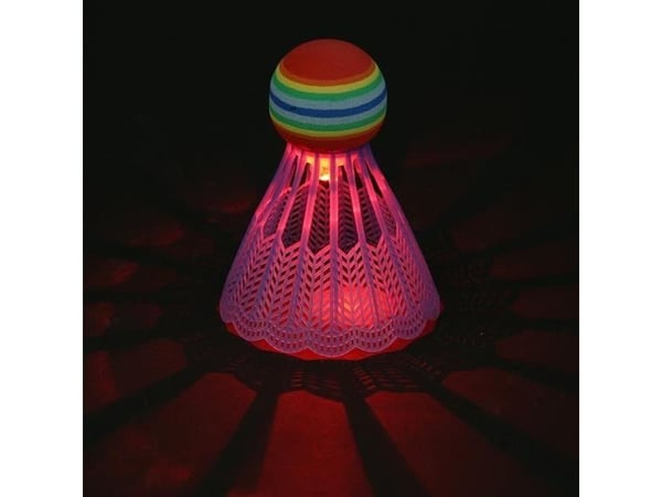 Nils Extreme NBL6092 nylon shuttlecock LED 1 stk, grå