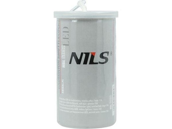 Nils Extreme NBL6092 nylon shuttlecock LED 1 stk, grå
