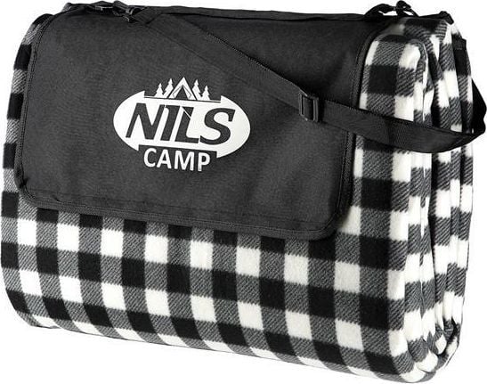 Nils Extreme NC2310 piknikteppe hvit-svart 300x200 cm PE + alu NILS CAMP