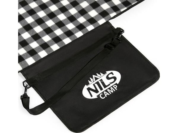 Nils Extreme NC2310 piknikteppe hvit-svart 300x200 cm PE + alu NILS CAMP