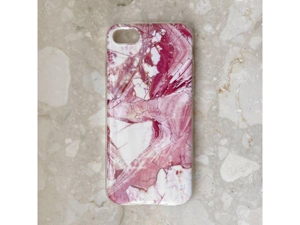 Wozinsky marmor TPU-deksel til Xiaomi Poco M3 / Xiaomi Redmi 9T - rosa
