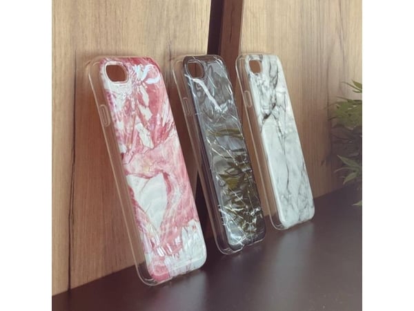 Wozinsky marmor TPU-deksel til Xiaomi Poco M3 / Xiaomi Redmi 9T - rosa