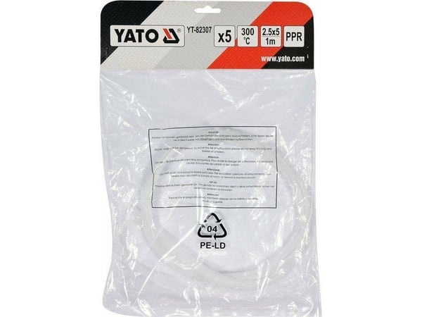 YATO PPR-KONTRAKTER 2,5 x 5 mm 5 x 1 m 5 stk.
