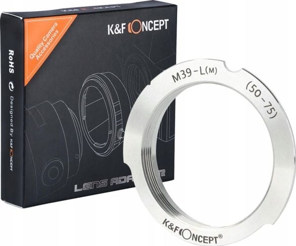 K&F adapter for Leica M til M-39 M39 50–75 mm Kf06.277