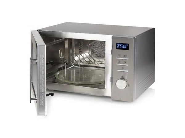 Domo DO2334CG, Bänkdiskmaskin, Kombinationsmikrovågsugn, 34 l, 1000 W, Rotations-, Rostfritt stål