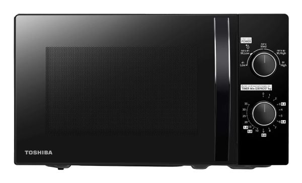 Toshiba MWP-MM20P, Pöytämalli, Solo-mikroaaltouuni, 20 L, 1050 W, Rotaatio, musta