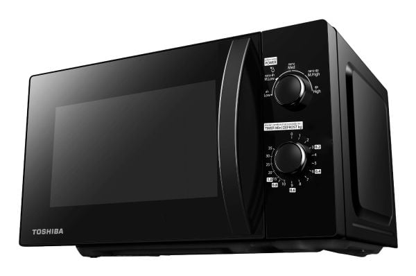 Toshiba MWP-MM20P, Pöytämalli, Solo-mikroaaltouuni, 20 L, 1050 W, Rotaatio, musta