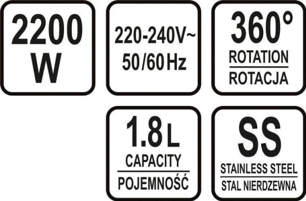 LUND LED LASINEN VEDENKEITIN 1.8L