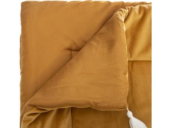 Atmosphera Velour Sengeteppe 80 x 180 cm Gul