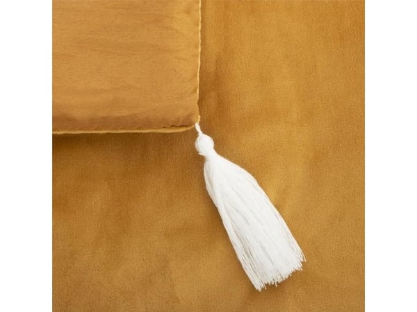 Atmosphera Velour Sengeteppe 80 x 180 cm Gul