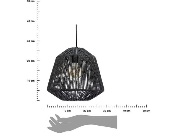 Atmosphera Musta riippuvalaisin Jily Black 29 cm