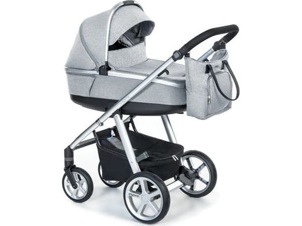 Barnevogn Espiro, 2-i-1 Espiro NEXT 2.1 07 MELANGE GRAY CENTER GEL