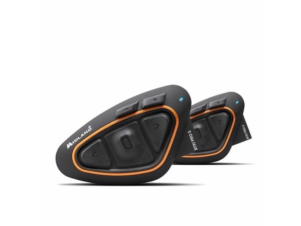 Midland BTX1 PRO S-TWIN intercom for motorsykkel for 2 hjelmer