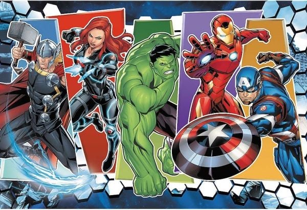 Trefl The Avengers Invincible, 60 stykker, Tegneserier, 4 år