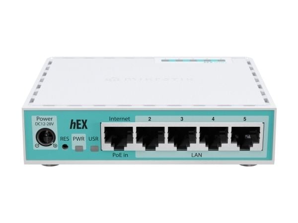 VERKKOREITITIN 10/100/1000M 5P HEX E50UG MICROTIK
