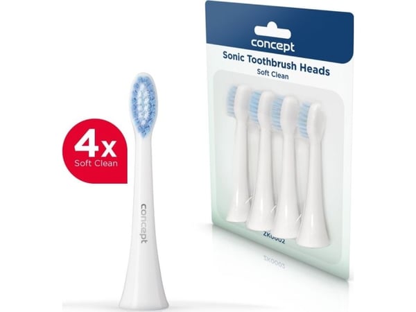 Concept head for ZK0002 sonic toothbrush 4 pcs.