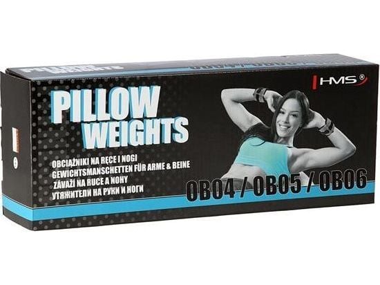 HMS OB06 BLACK WEIGHTS FOR HANDS AND LEGS 2 x 3 KG HMS