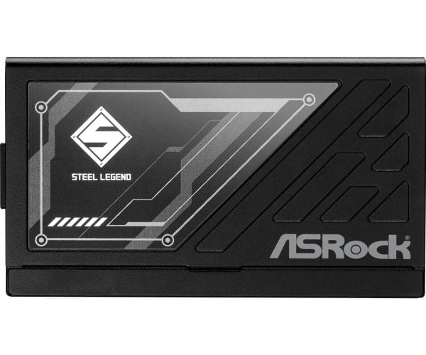 ASRock Steel Legend SL-750G - Strømforsyning (intern) - ATX12V 3.1/ EPS12V - 80 PLUS Gold - Cybenetics Platinum - AC 100-240 V - 750 watt - stålsvart